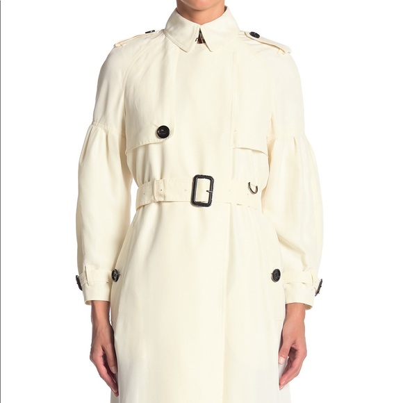 ✨✨SOLD!!!✨✨ Burberry Maythorne Blouson Silk Trench - Picture 3 of 8